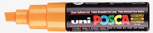 Paintmarker Uni POSCA PC8K B schuin oranje 1 Stuk