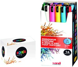 Paintmarker Uni POSCA PC1MR EF 16st assorti 16 Stuk