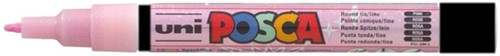 Paintmarker Uni POSCA PC3M fijn glitter roze