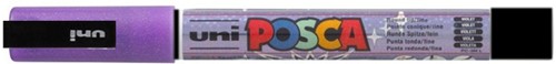 Paintmarker Uni POSCA PC3M fijn glitter paars