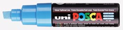 Paintmarker Uni POSCA PC8K B schuin lichtblauw 1 Stuk