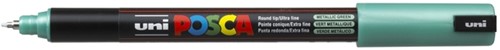 Paintmarker Uni POSCA PC1MR extra fijn metallic groen