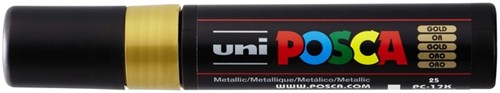 Paintmarker Uni POSCA PC17K extra breed rechthoek goud-2