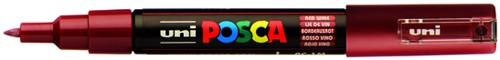 Paintmarker Uni POSCA PC1MC EF wijnrood 1 Stuk