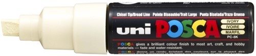 Paintmarker Uni POSCA PC8K B schuin ivoor 1 Stuk