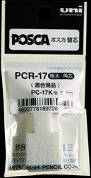 Reservepunt Uni POSCA PC17K EB rechthoek 3 Stuk