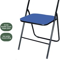 Klapstoel BRASQ FC100 blauw-zwart             1 Stuk-1