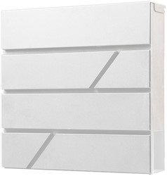 Brievenbus BRASQ PB200 Deluxe wand wit 1 Stuk