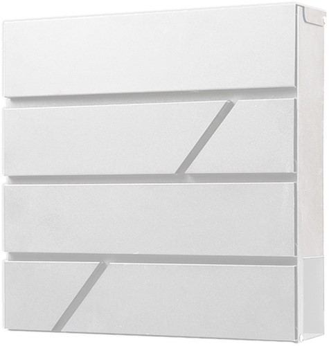 Brievenbus BRASQ PB200 Deluxe wand wit 1 Stuk