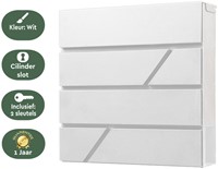 Brievenbus BRASQ PB200 Deluxe wand wit 1 Stuk-3