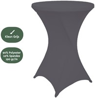 Tafelrok BRASQ voor statafel 80cm antraciet 1 Stuk-3