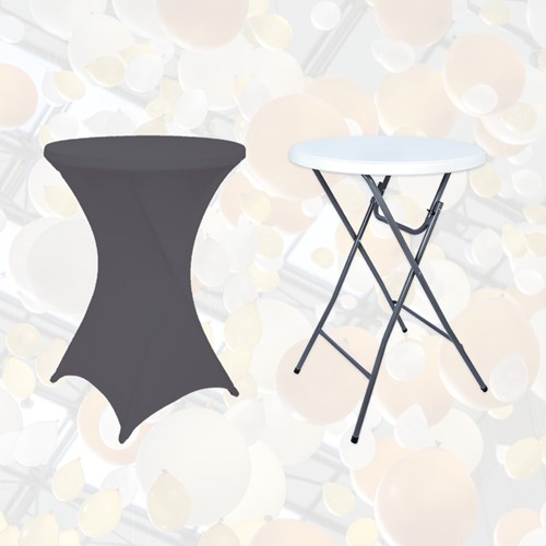 Tafelrok BRASQ voor statafel 80cm antraciet 1 Stuk-1