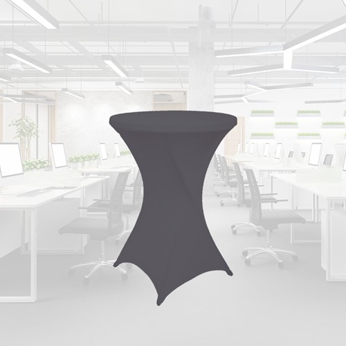 Tafelrok BRASQ voor statafel 80cm antraciet 1 Stuk-2