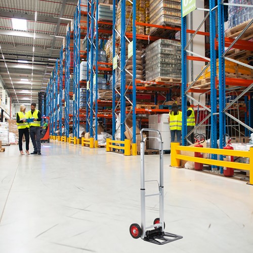 Steekwagen BRASQ inkapbaar stalen plateau 90 kg 1 Stuk-7