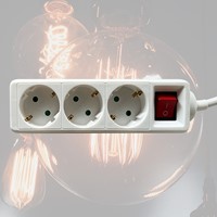 Stekkerdoos BRASQ  3 voudig 1.4 meter wit 1 Stuk-4