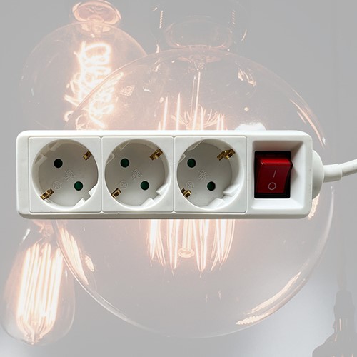 Stekkerdoos BRASQ  3 voudig 1.4 meter wit 1 Stuk-4