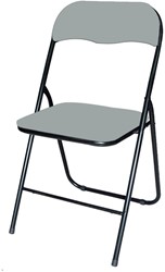Klapstoel BRASQ FC100 grijs-zwart 1 Stuk