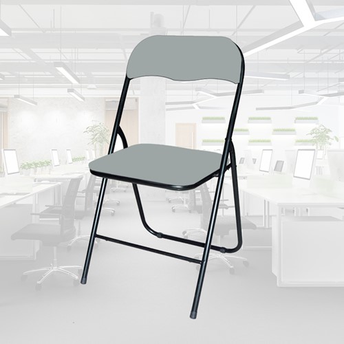 Klapstoel BRASQ FC100 grijs-zwart 1 Stuk-2