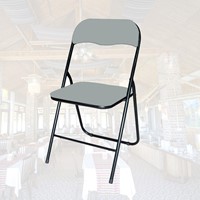 Klapstoel BRASQ FC100 grijs-zwart 1 Stuk-3