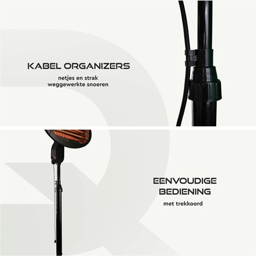 Terrasverwarmer BRASQ staand elektrisch 1 Stuk-1