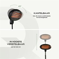Terrasverwarmer BRASQ staand elektrisch 1 Stuk-2