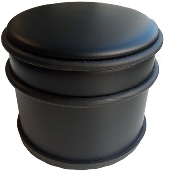 Deurstopper BRASQ  met rubberen ringen zwart 1 Stuk