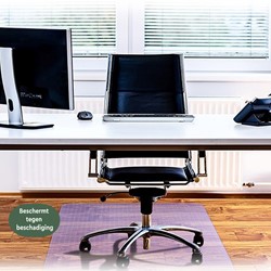 Stoelmat BRASQ PVC 90x120 voor harde vloer 1 Stuk