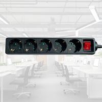 Stekkerdoos BRASQ  4 voudig 1.4 meter zwart 1 Stuk-5