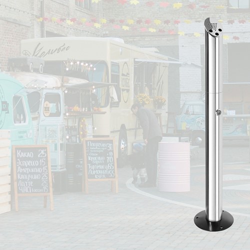 Asbak BRASQ Staand AT300 RVS 1 Stuk-8