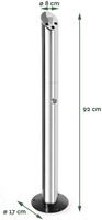 Asbak BRASQ Staand AT300 RVS-2