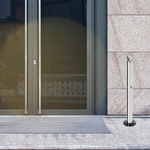 Asbak BRASQ Staand AT300 RVS 1 Stuk-5