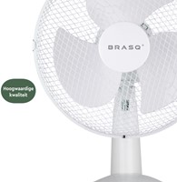Tafelventilator BRASQ F400 Ø 30cm wit 1 Stuk-2