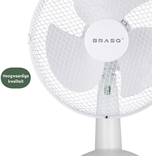 Tafelventilator BRASQ F400 Ø 30cm wit 1 Stuk-2