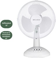 Tafelventilator BRASQ F400 Ø 30cm wit 1 Stuk-3