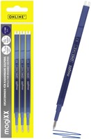 Gelschrijvervulling Online Magixx 0.7mm 3st blauw 3 Stuk