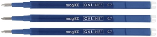 Gelschrijvervulling Online Magixx 0.7mm 3st blauw 3 Stuk-2