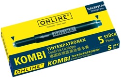 Inktpatroon Online Kombi 5st nachtblauw 5 Stuk