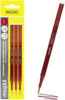 Gelschrijvervulling Online Magixx 0.7mm 3st rood 3 Stuk