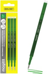 Gelschrijvervulling Online Magixx 0.7mm 3st groen 3 Stuk