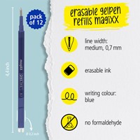 Gelschrijvervulling Online Magixx 0.7mm 12st blauw 12 Stuk-2