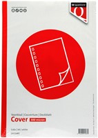 Voorblad Quantore A4 PP 300 micron wit 100 stuks 100 Krimp
