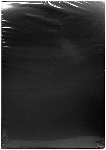 Voorblad Quantore A4 PP 300 micron zwart 100 stuks 100 Krimp-2