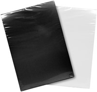 Voorblad Quantore A4 PP 300 micron zwart 100 stuks 100 Krimp-3