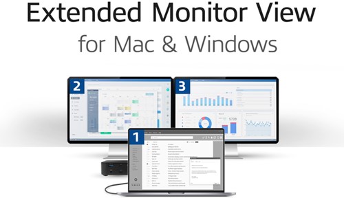 USB-C Docking Station HDMI monitoren displayLink 1 Stuk-7