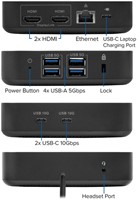 USB-C Docking Station HDMI monitoren displayLink 1 Stuk-2
