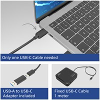 USB-C Docking Station HDMI monitoren displayLink 1 Stuk-5