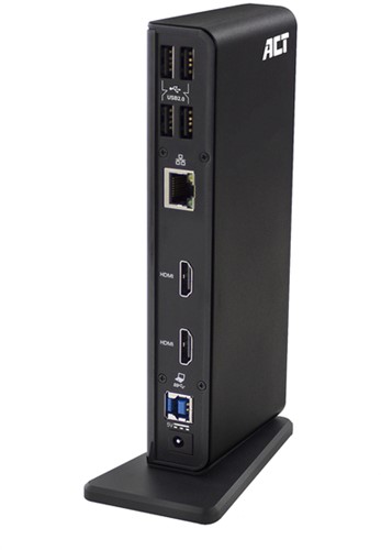 USB-C docking station voor 1 HDMI USB A/C Netwerk 1 Stuk-2
