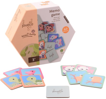 Jouéco The Wildies Family Memo spel 1 Stuk