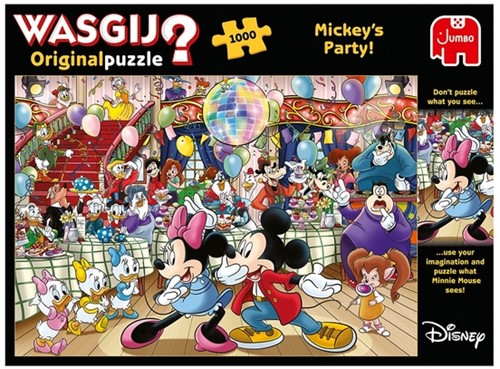Puzzel Wasgij Original Mickey's Party 1000 stukjes 1 Stuk-2