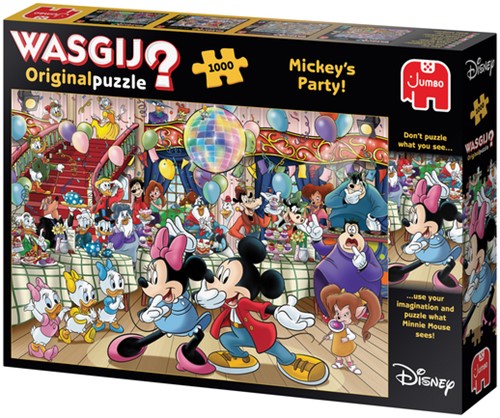 Puzzel Wasgij Original Mickey's Party 1000 stukjes 1 Stuk-3